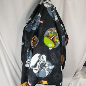 STAR WARS NorthWest Company Black & Multicolored Child's Throw Blanket